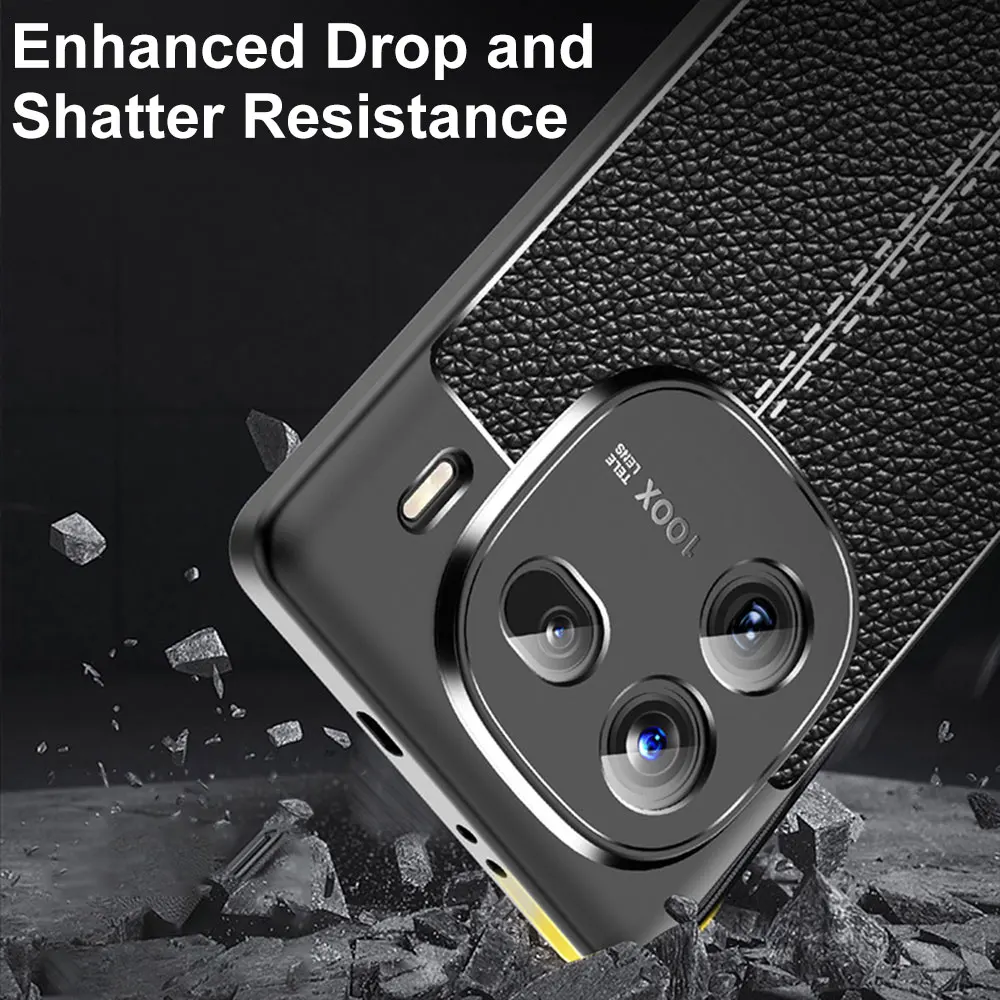 WLONS WLS34 Drop Proof Camera Lens Protection Lychee Pattern Skin Friendly Mobile Tpu Phone Case For Vivo 12 Pro