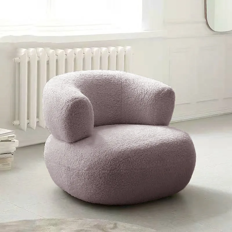 Fabric leisure armchair lazy luxury chair lounge chair salon new design velvet living room bedroom furniture
