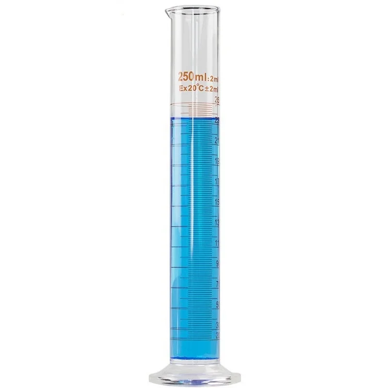 HYSTIC Customizable 500ml Borosilicate Glass and Plastic Laboratory Consumables OEM/ODM Measuring Graduated Cylinder Tool Use