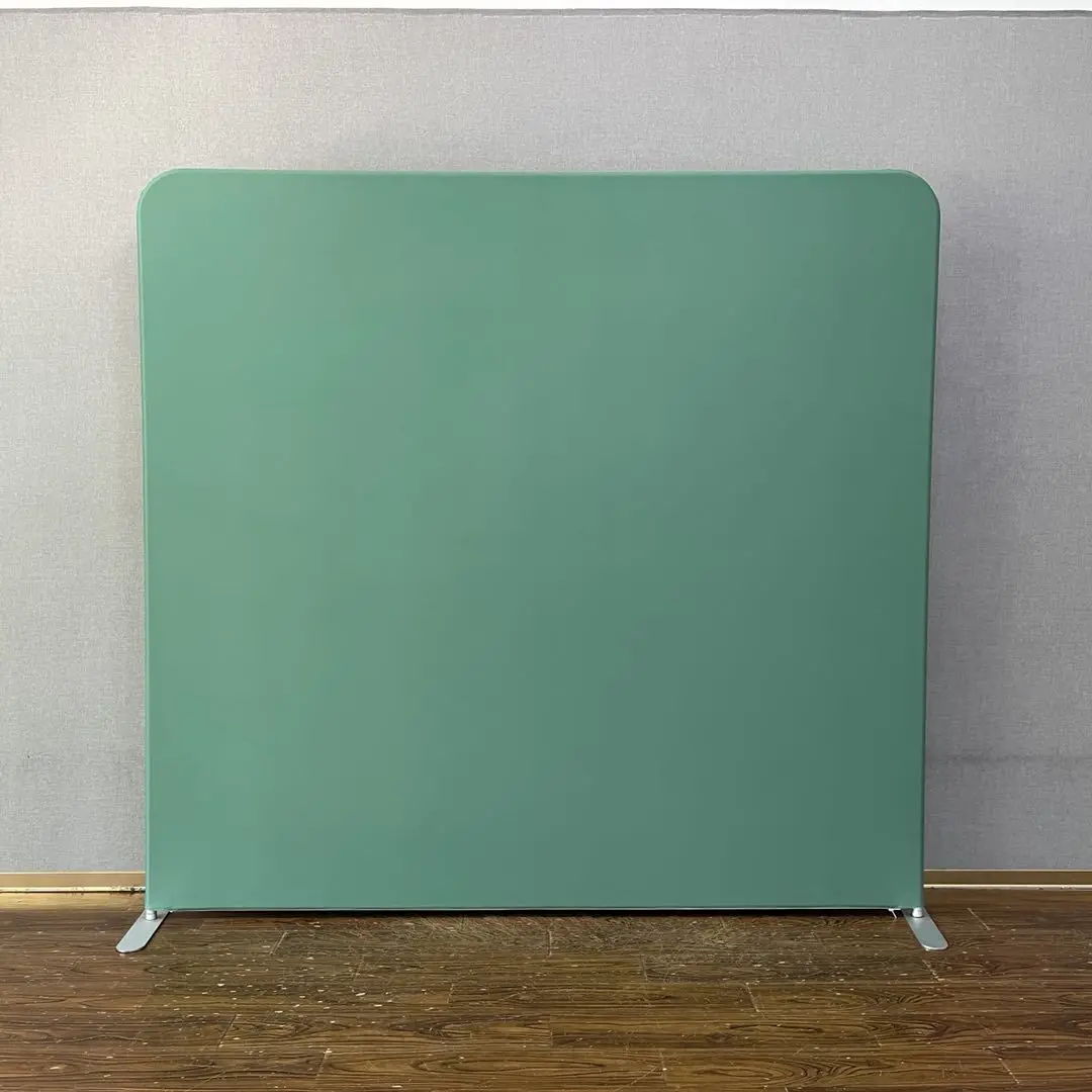 8ft Polyester fabric for photography black background tension fabric backdrop for studio photo shoot video party photo backdrop