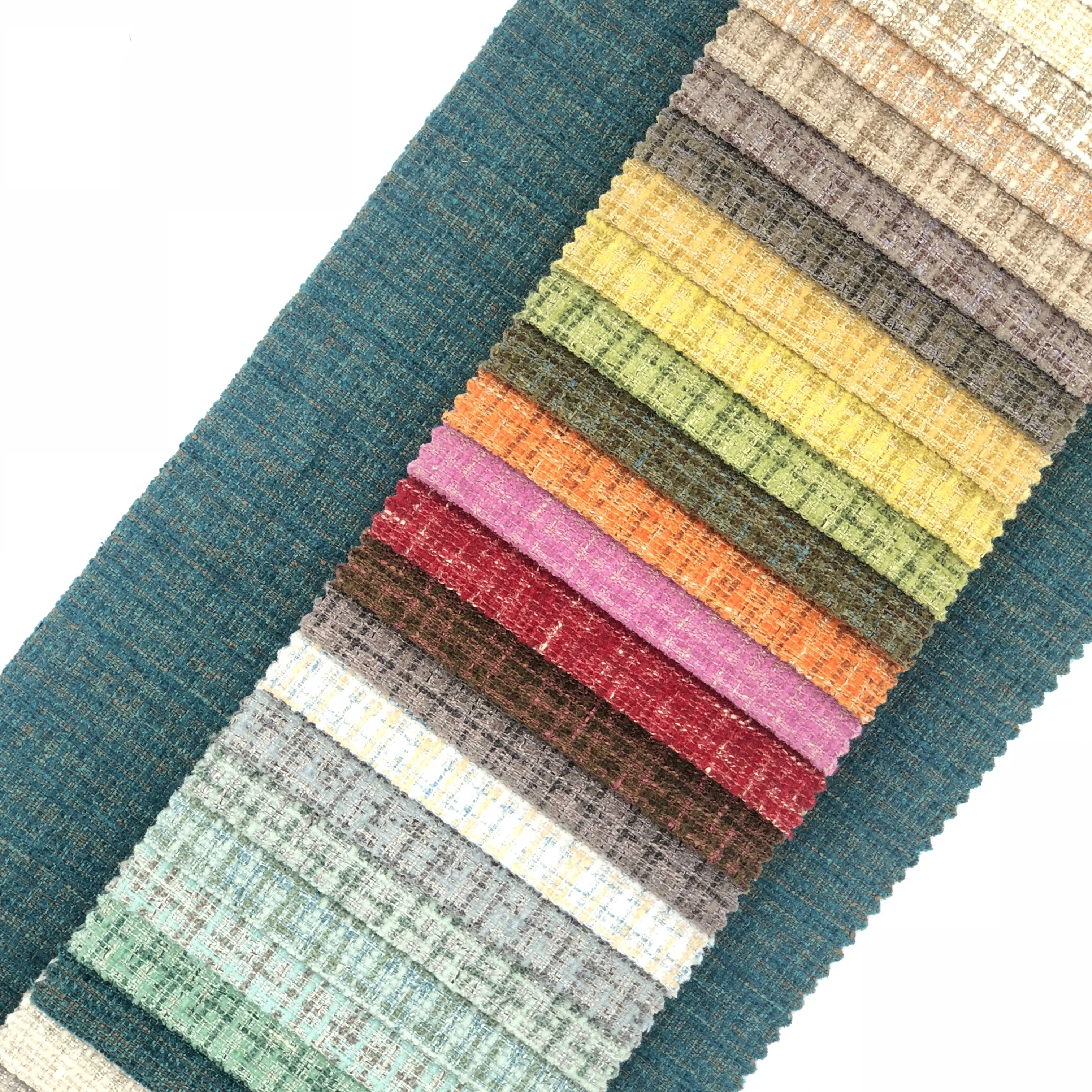 Best selling turkish tweed boulce short pile heavyweight moq 1 roll micfofiber chenille fabric