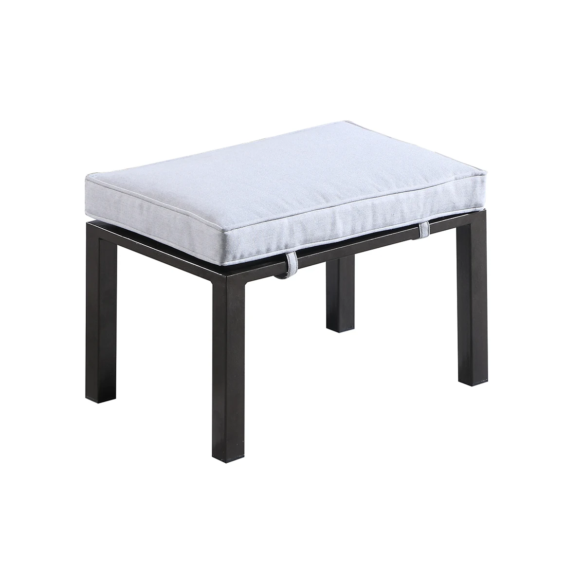 
outdoor furniture beach pool garden reclining chaise lounge chair and ottoman set 