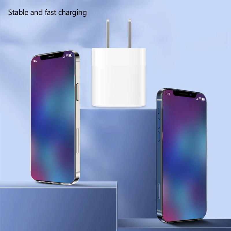 30W PD Super Fast Charger Compatible For IPhone 13 12 Pro Max For Samsung Galaxy Note 20/10/S21/S20 USB C Flat Wall Charger