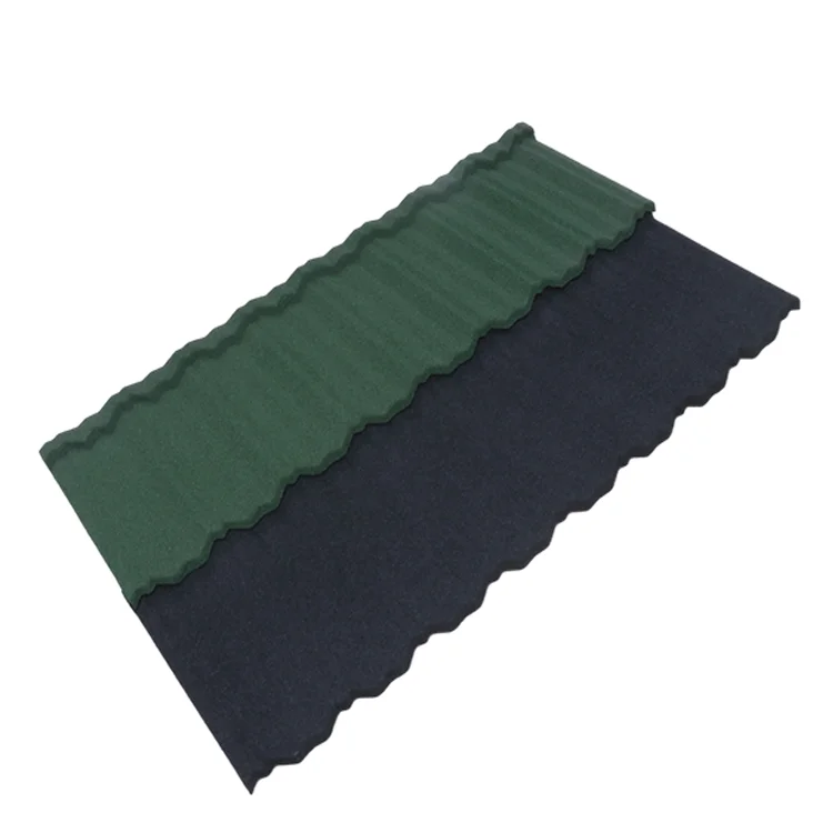 JHL brand roofing tile color stone coated metal sheet roof for house