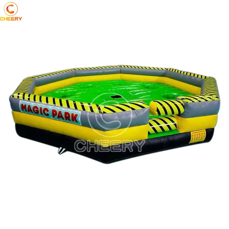 New Amusement Park Equipment Kids Course Inflat Wipeout Machine Meltdown Inflatable Jumping Machine