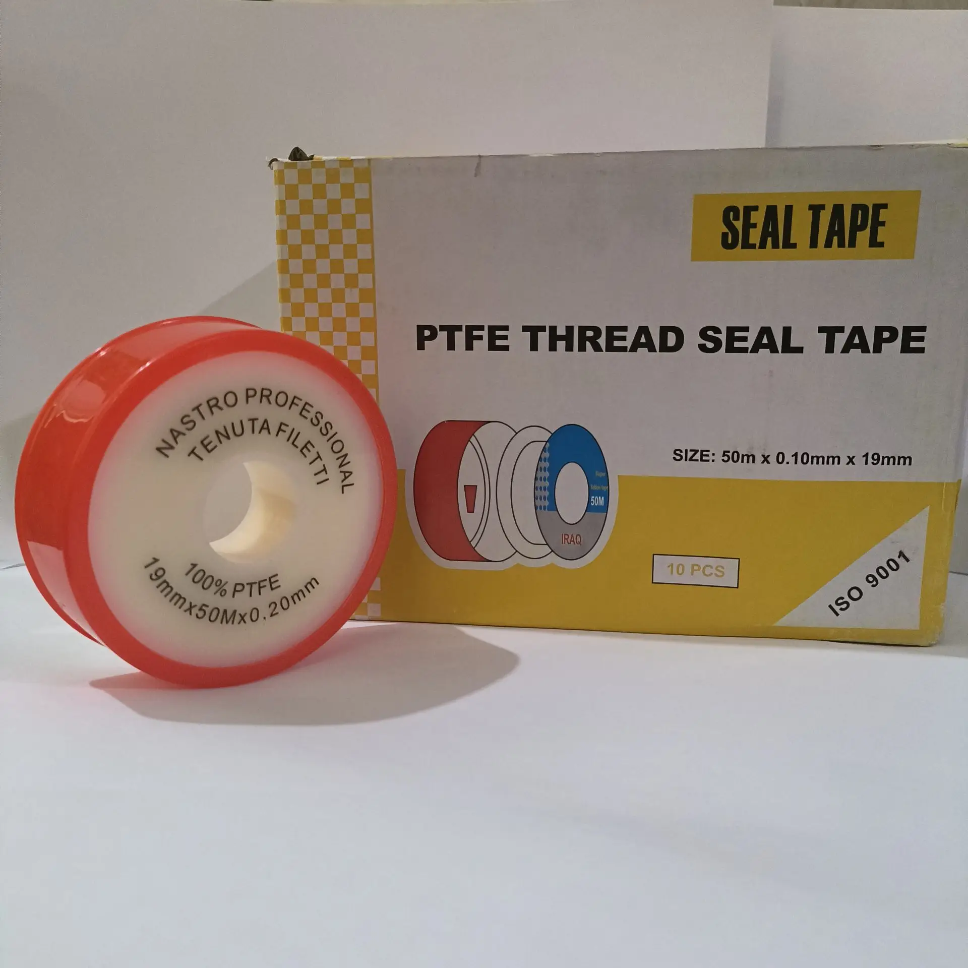 Increase the thickening of the PTFE raw material tape