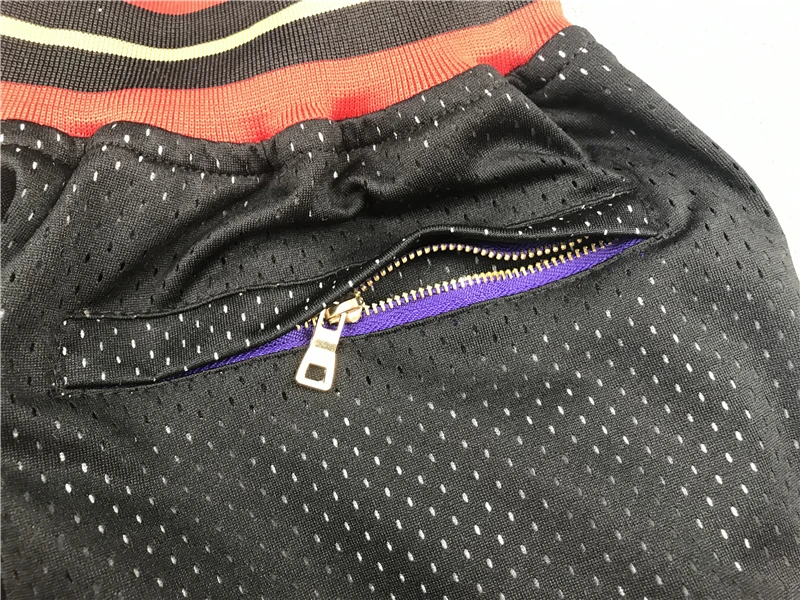 Pantalones Cortos De Baloncesto 76 s Classic Black Basketball Shorts Mesh Comfortable Loose Men Basketball Sports Shorts