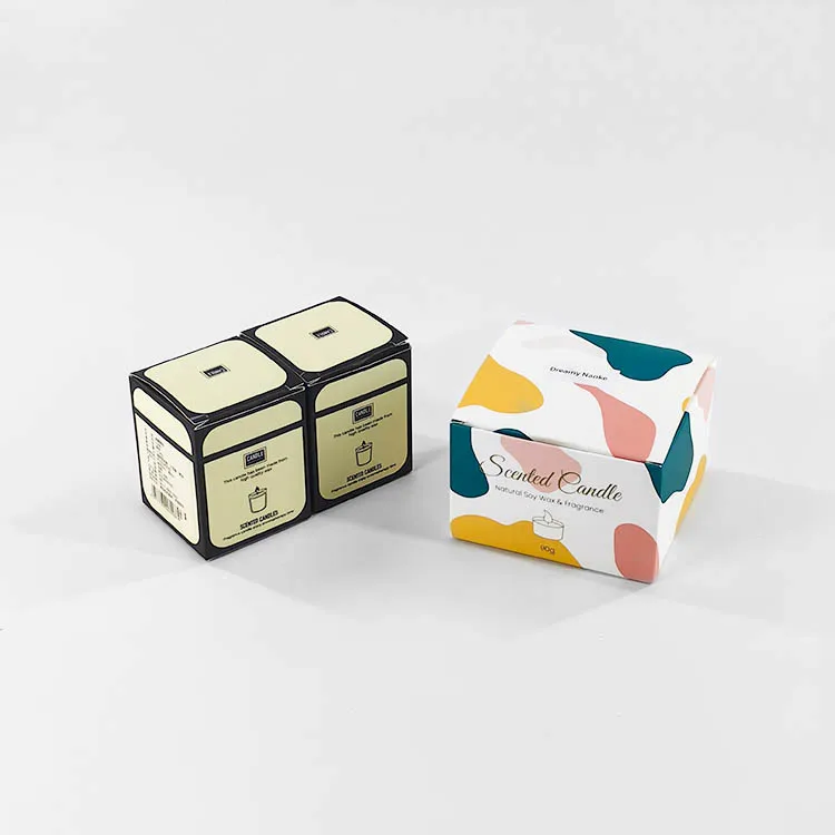 Recyclable Luxury Custom Printed Logo Competitive Price Self Design Packaging Supplies Candle Box Packaging