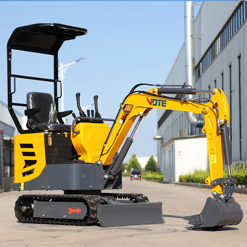 Mini Excavator 1 Ton EPA Farm Used New Crawler Digger Kubota Engine Chinese  1 ton 3.5 ton Machine Excavator Mini