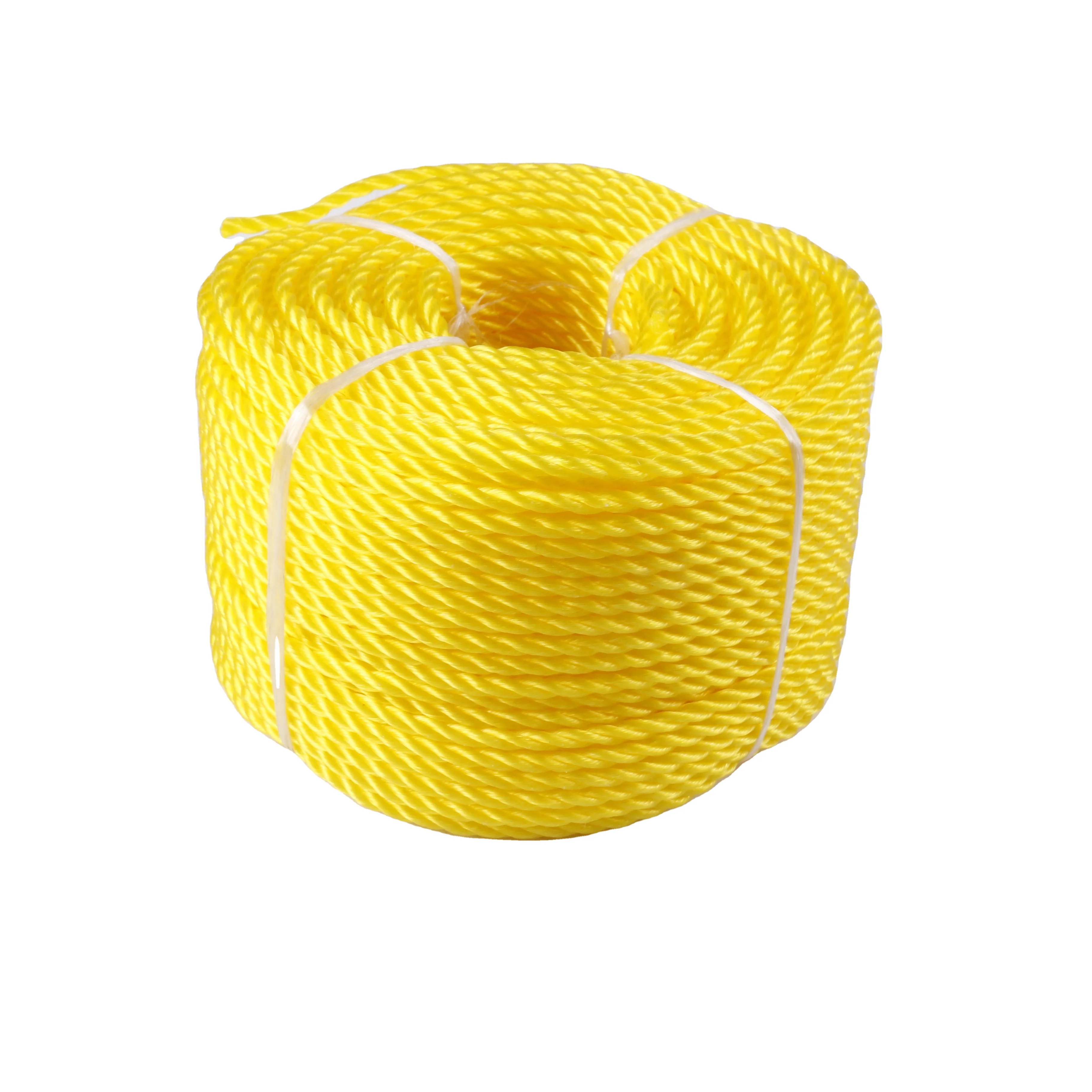 High Quality Low Price Twisted Pe Polyester Braided Pp Nylon Rope With High Strength