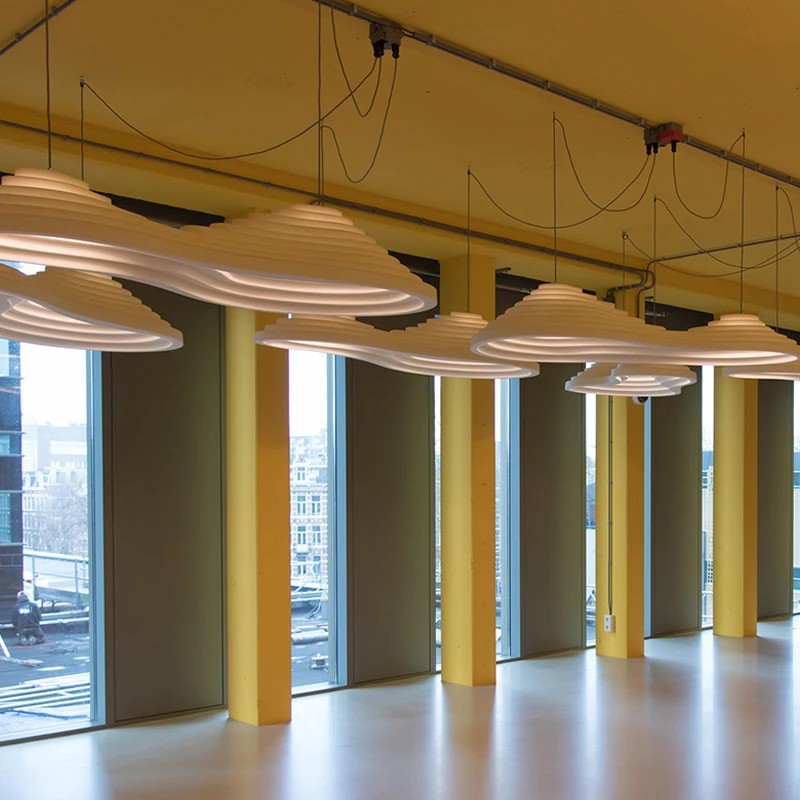 Nordic Wabi Sabi Led Restaurant Bar Chandelier Dining Room Loft Home Decor Pendant Lights Indoor Lighting Hanging Lamp Fixture