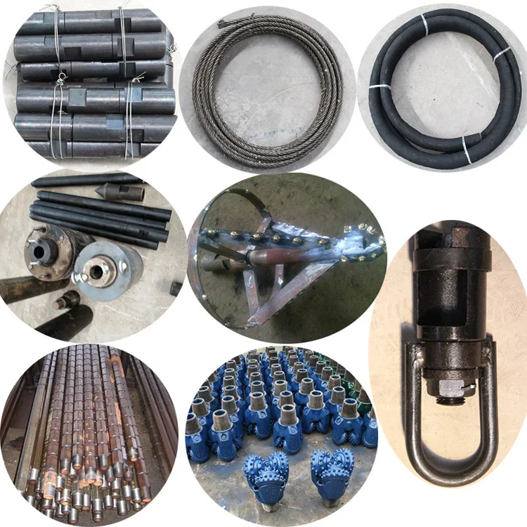 drilling rig oil well drilling bentonite drilling heads hydraulic drilling and tappinig machine