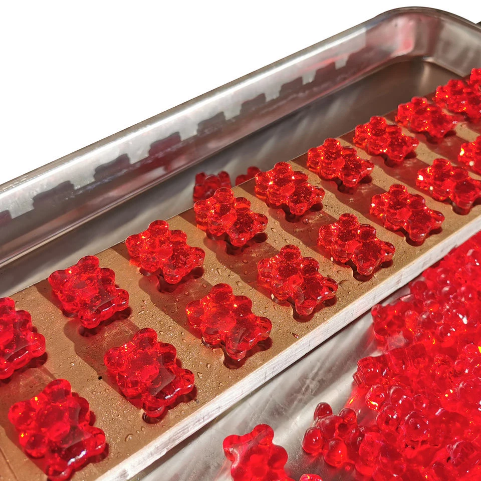 Automatic Flat Lollipop Candy Soft Gummy Toffee Making Machine Glowing Stick Lollipop Production Line