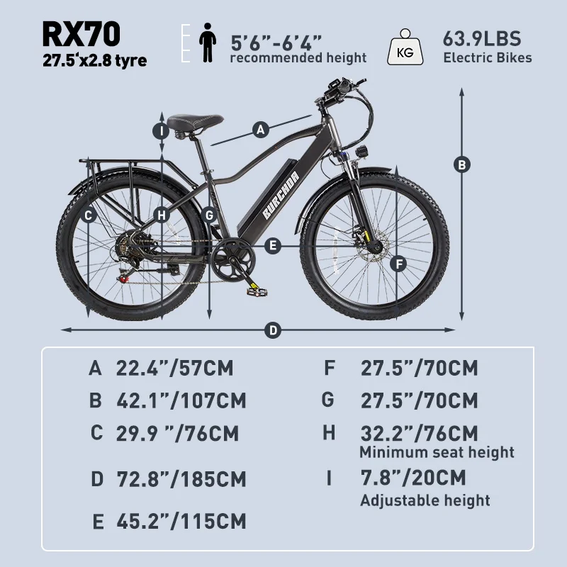 EU stock adults mountain city e riding big wheel 27.5 inch 1000W  electric hybrid bike integrated battery with suspension forks