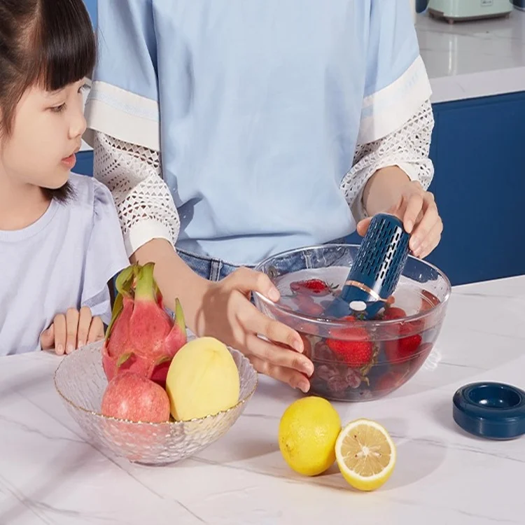 Ультразвуковая машина для очистки фруктов Realsin, USB зарядка, очиститель фруктов и овощей, Очистительная капсула