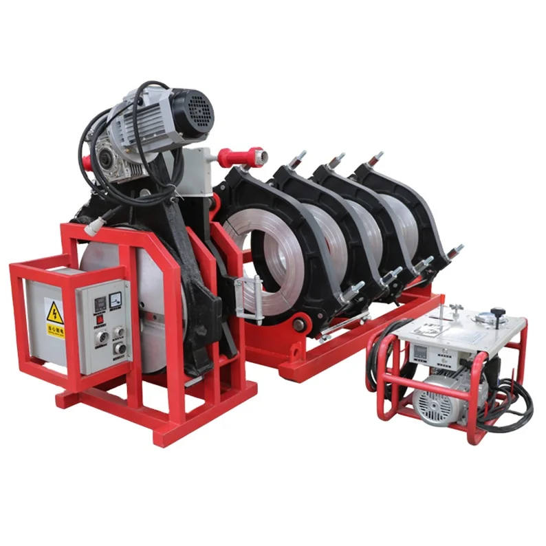 Hydraulic Thermofusion Jointing polyfusion butt fusion 315 mm to 500 mm hdpe pipe 200 mm welding machine for 335m