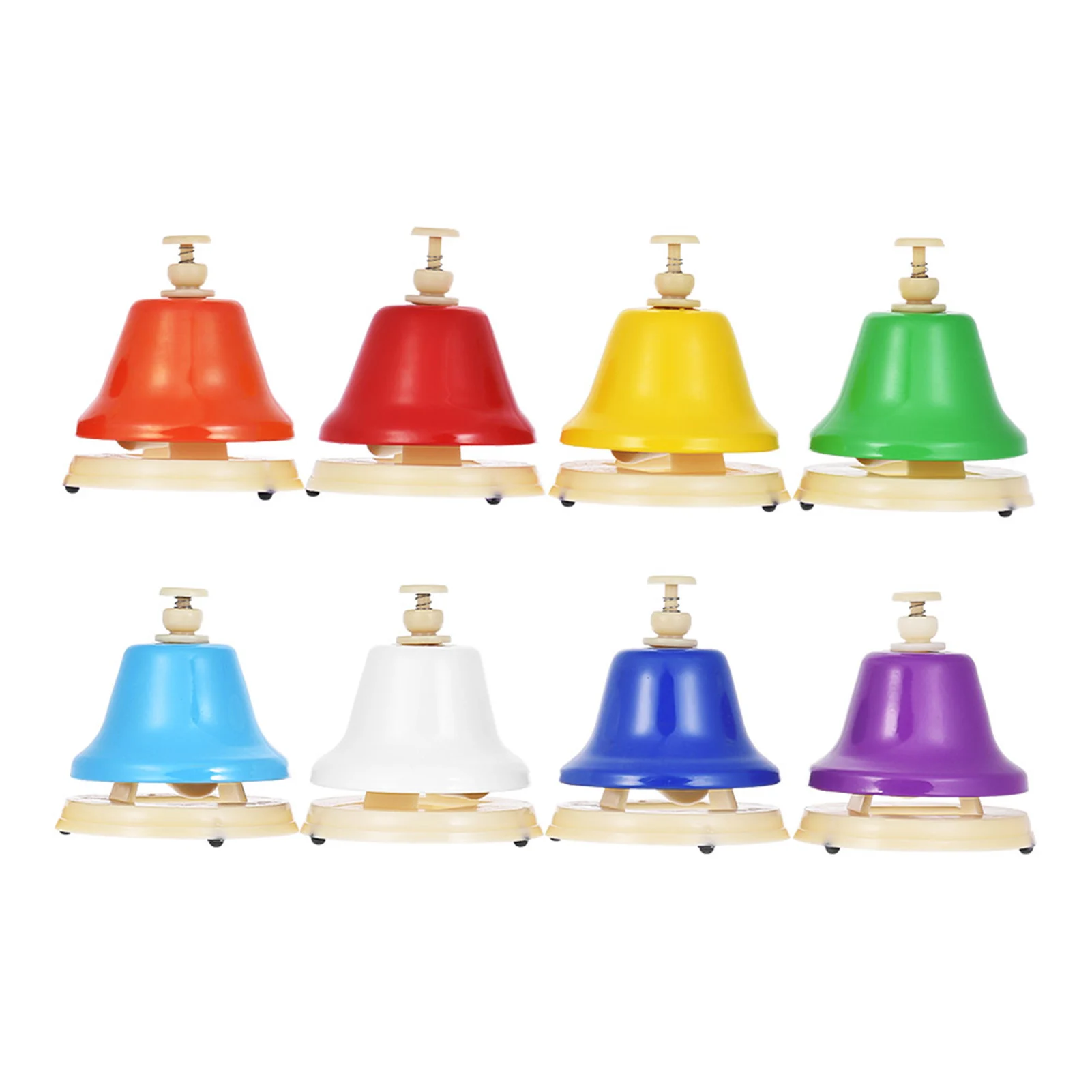 8 Note Colorful Hand Bell Set for Children Kids Student
