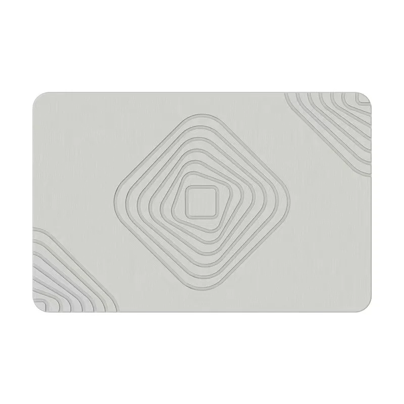 Wholesale Diatomaceous Earth Quick Dry Diatomite Carve Stone Bath Mat