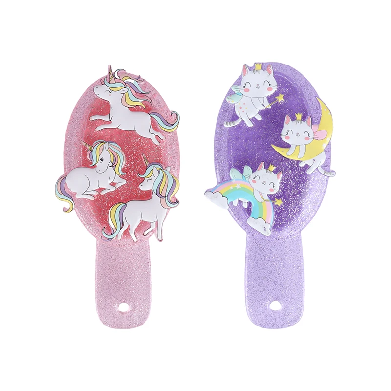 Wholesale Custom Logo Mini Hairbrush Air Cushion Child Portable Wet And Dry Luxury Anti Static Comb