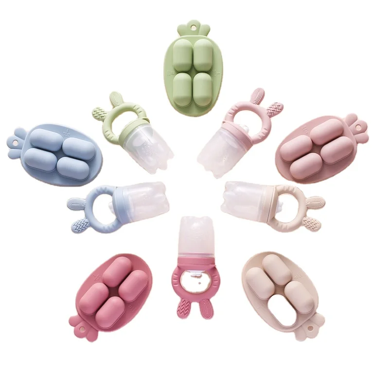 Hot Sale Unisex Silicone Rabbit Baby Gum Teethers Soft Toy for Teething Newborns Aged 0 to 24 Months