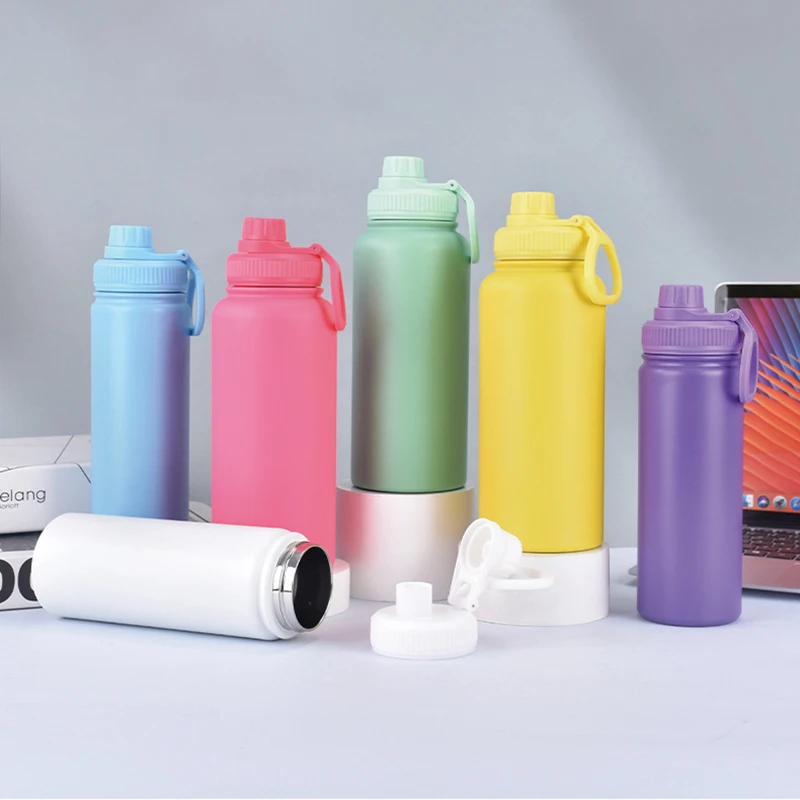 32 oz Outdoor Stainless Steel Sports Water Bottle Insulated Water Cup for Hiking and Mountaineering Portable Festival Gift