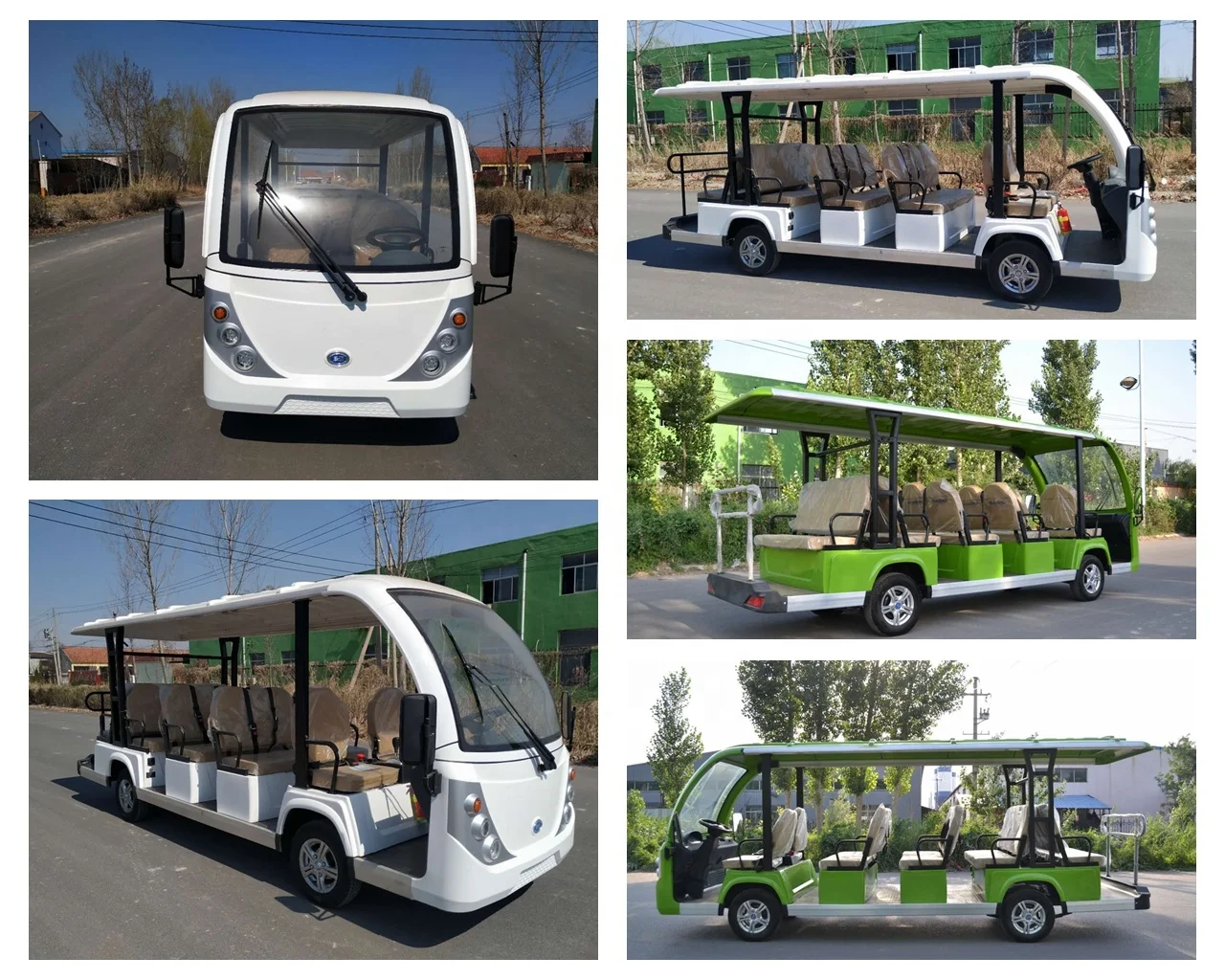 Дешевая цена 8-23seats солнечная панель Зарядка Электрический экскурсионный автобус для