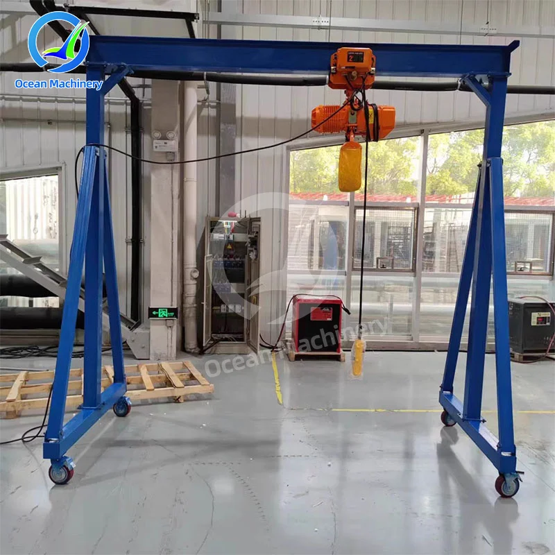 OCEAN 10t 25t 30t Small Mobile Electric Hoist Gantry Crane 3 Ton Precast Beam Lifting Gantry Crane Price