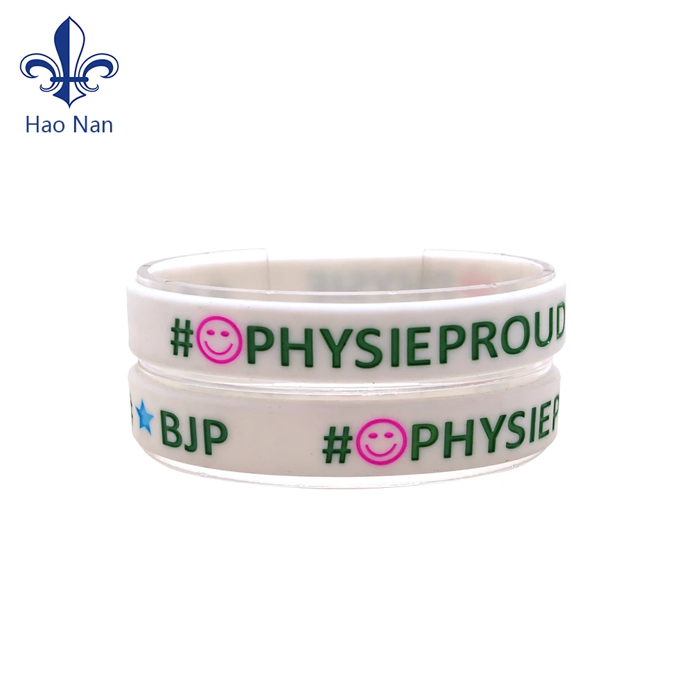 Factory Wholesale Custom Soft Rubber Bracelet Safety Silicone Sports Bracelet Logo Custom Bracelet Wristband