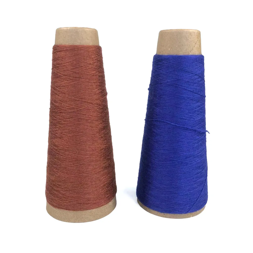 Customized Viscose Nylon PBT Rabbit Hair Like Elastic For Knitting Garment Jersey Sock Sweater Core Spun Yarn