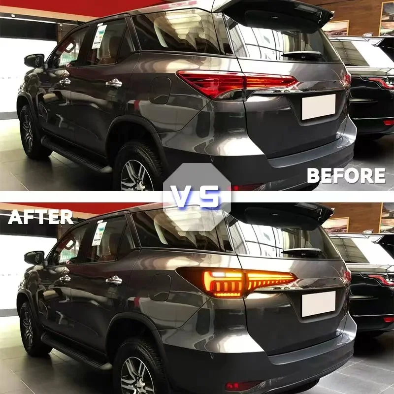 DRL Dynamic LED auto accessories Wholesale led tail light for fortuner back lamp tail lamp