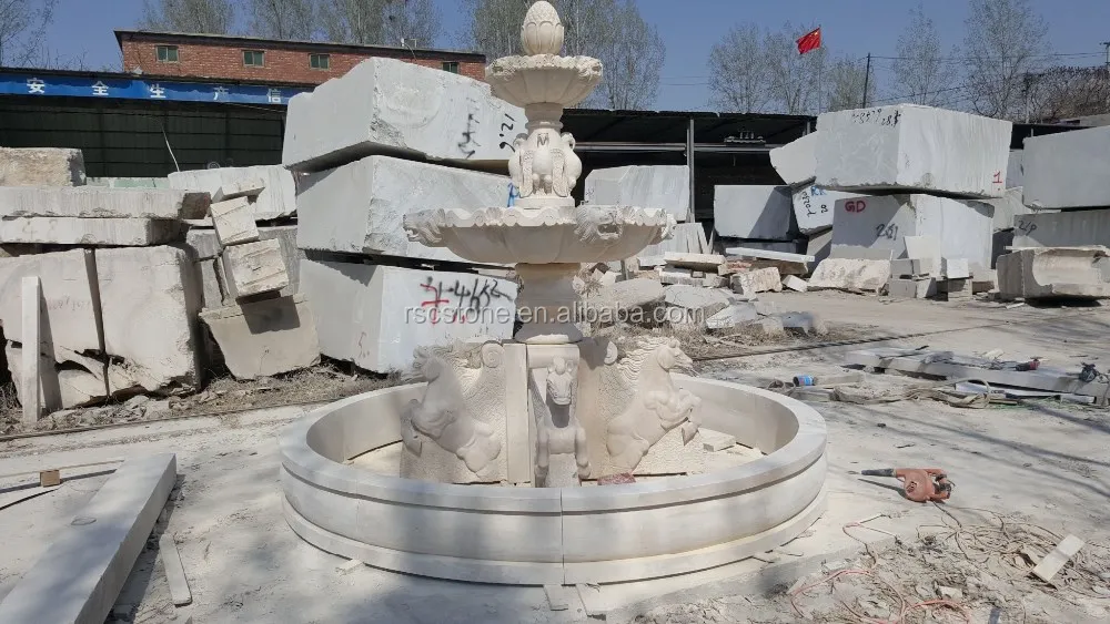 natural stone garden fountain outdoor