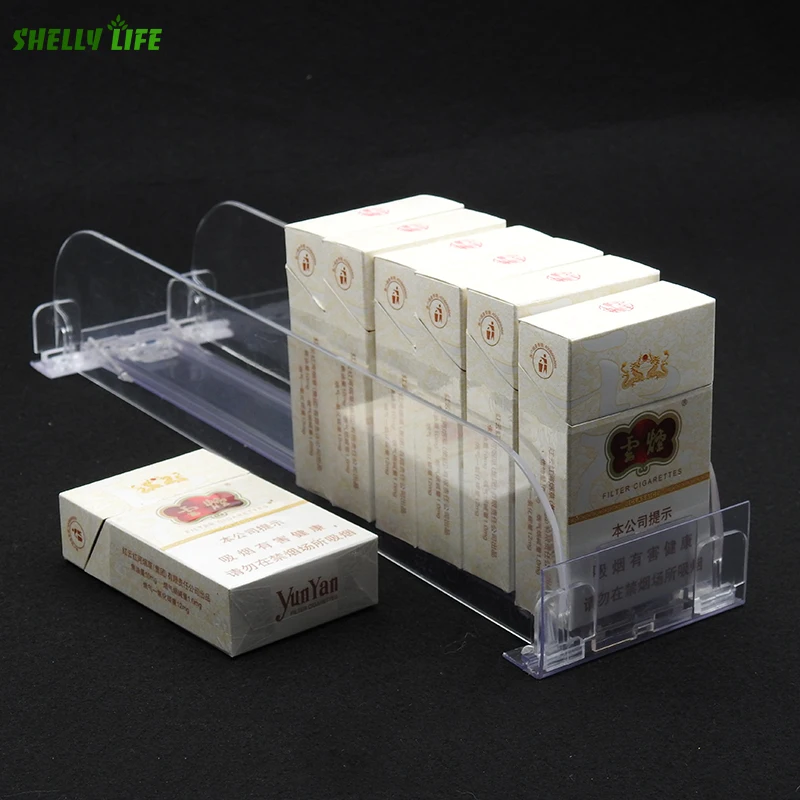 Wholesale OEM/ODM shelf pusher store shop adjustable plastic spring loaded shelf pusher for supermarket