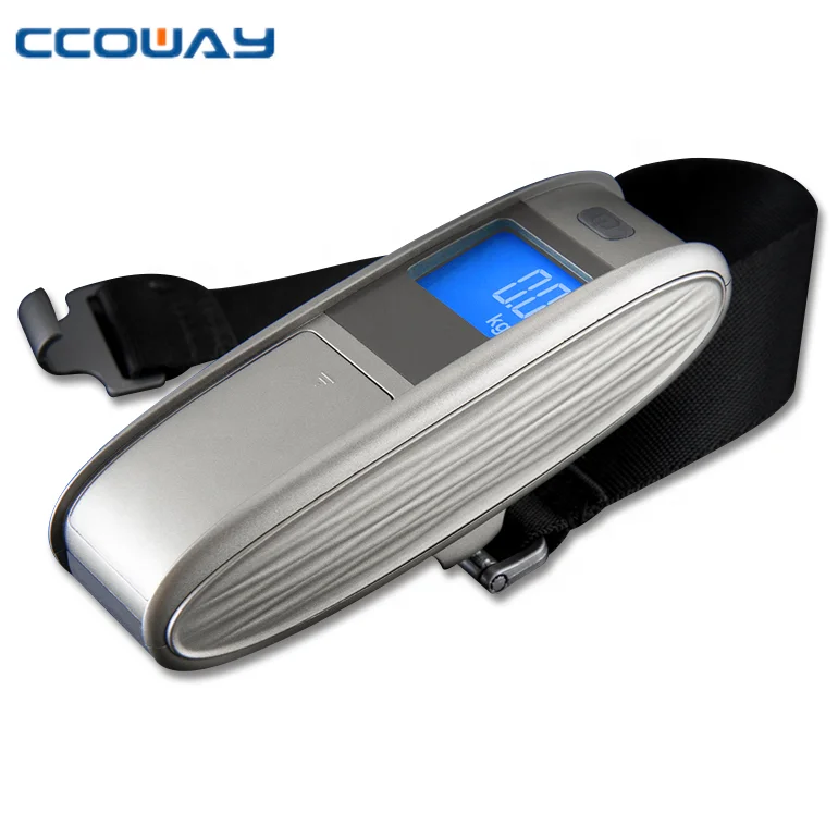 50kg Portable Luggage Baggage Scale airport use siutcase hanging scale with backlight