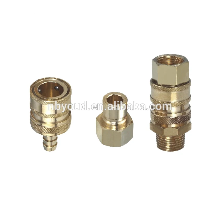 brass mold Coolant line pneumatic quick coupler moldmate