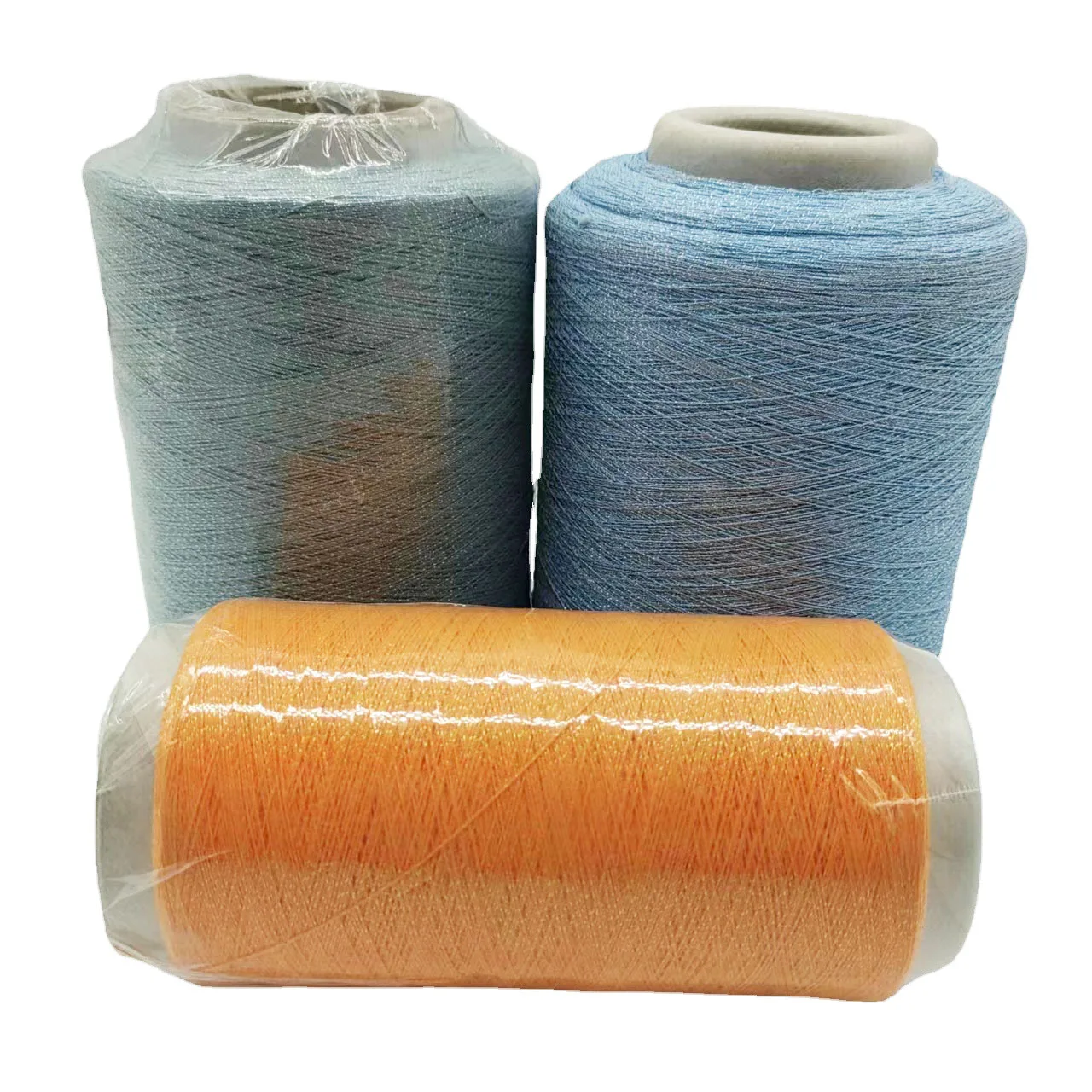 Gold and Silver Metallic Machine Embroidery Threads 150D Metallic Yarn for embroidery clothes