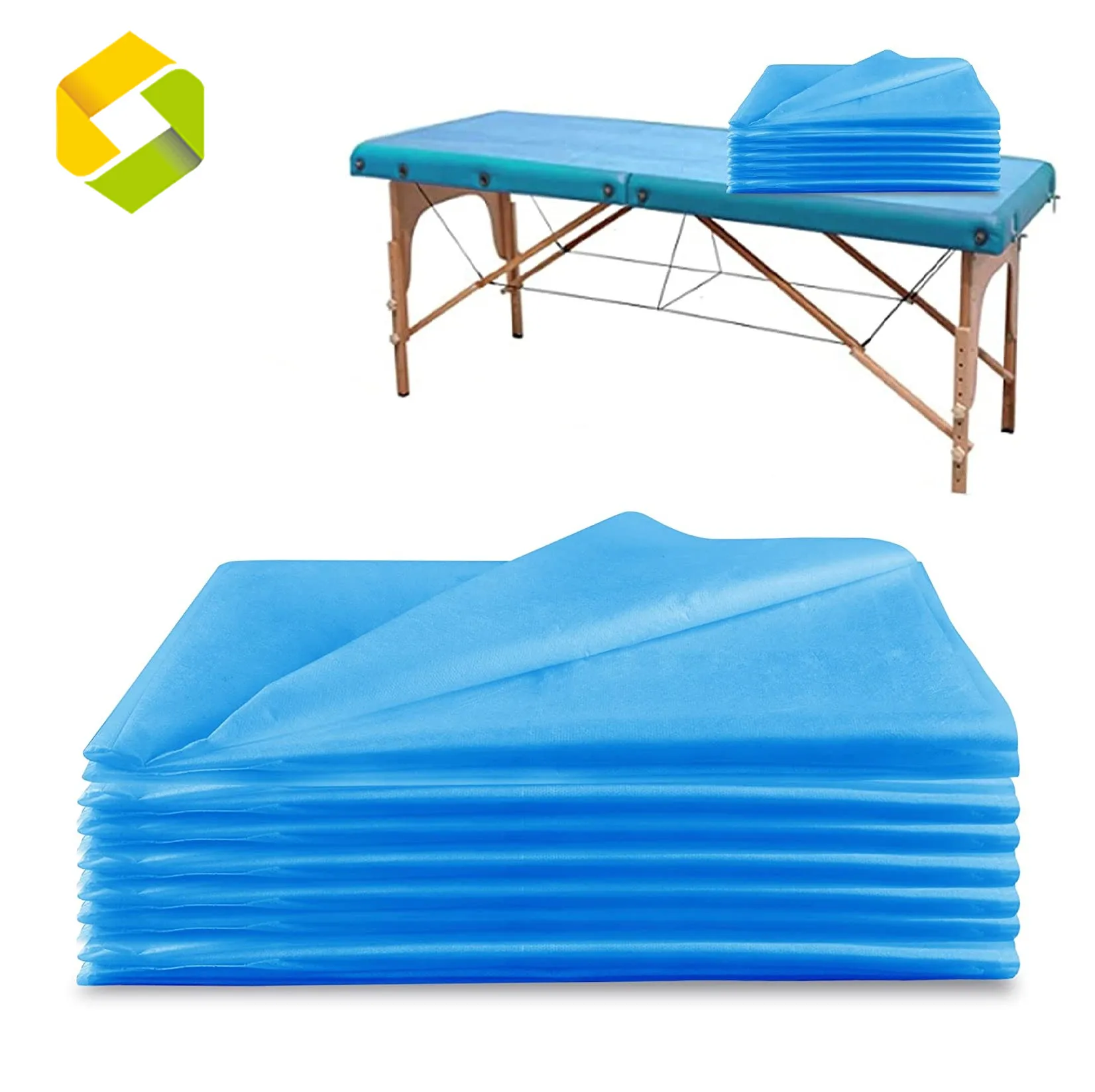 Hygeian disposable bed cover non woven disposable bed sheet disposable waterproof bed sheet