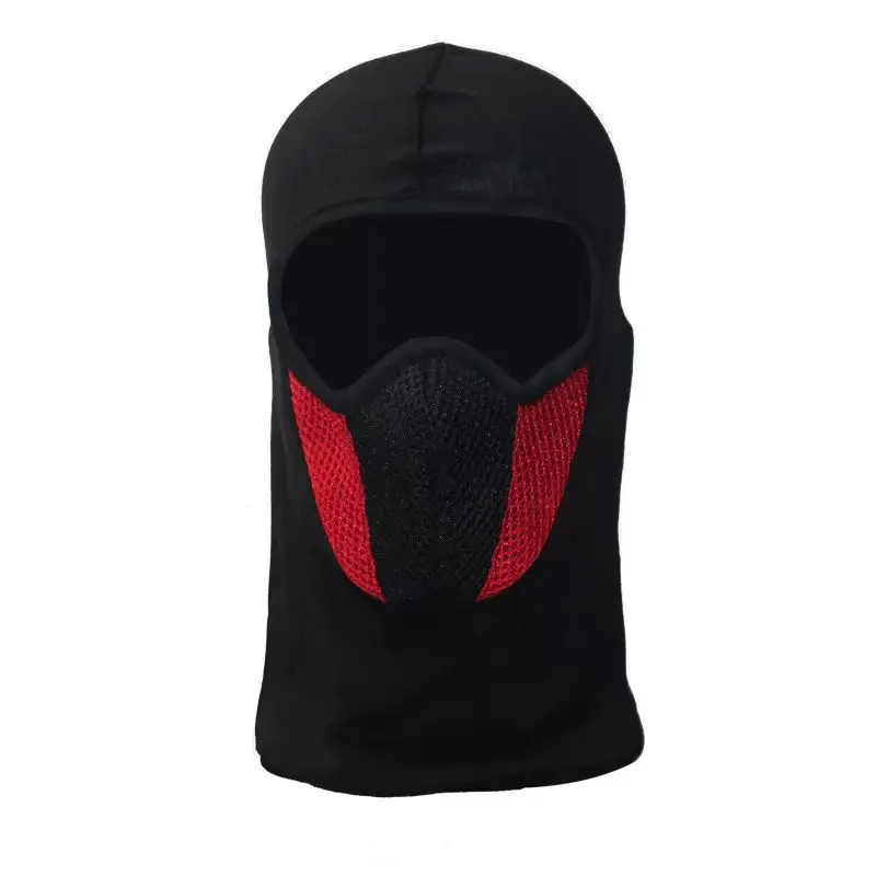 Summer Cool Breathable Full Face Balaclava Motorcycle Sports Mask Adults Dust-Proof Windproof Spandex Polyester Ice Silk