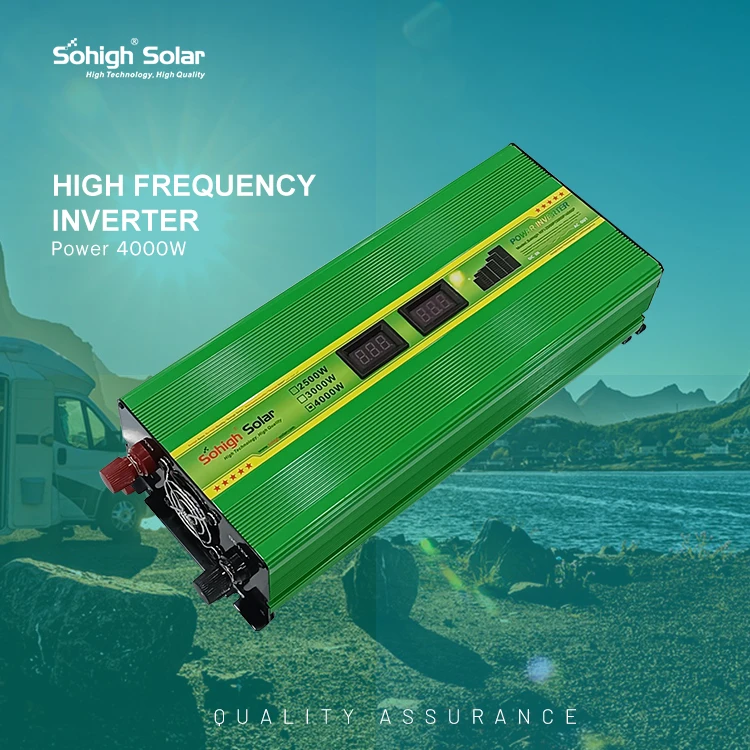 Высокочастотный аккумулятор постоянного тока 4 кВт 12 В 24 Вольт 220 В pv зарядное устройство солнечные инверторы 4000 Вт инвертор для дома