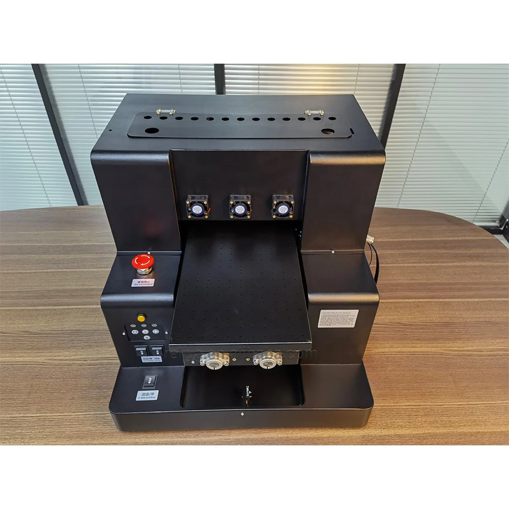 Chinese manufacturer A3-xp600 LED flatbed uv printer crystal label metal label a4 a3 uv printer with ink