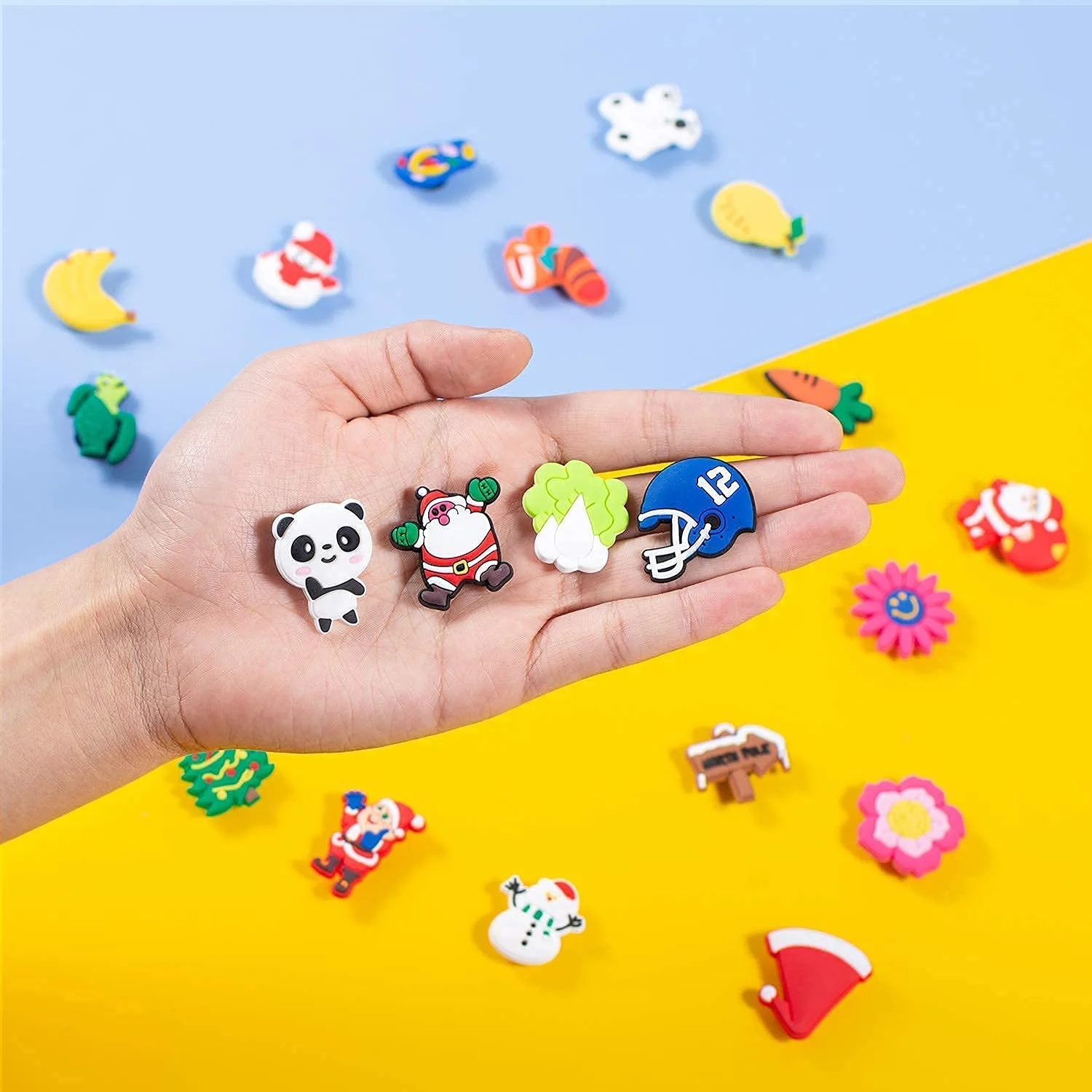 Wholesale Cheap new design soft pvc cartoon style clog charm classic charm for clogs