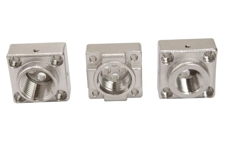 high quality lost wax investment casting parts Sand Blasting fluid system parts