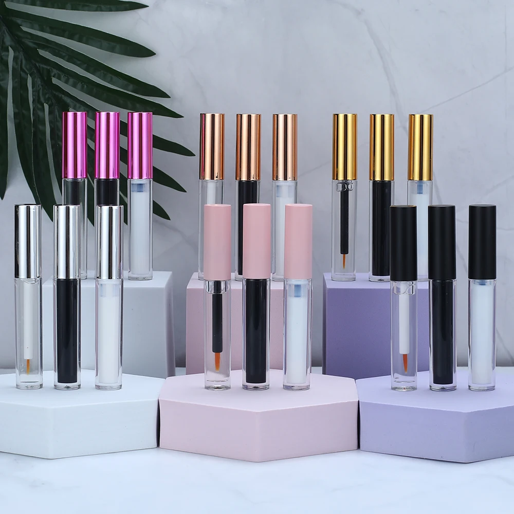 Custom Latex Free Eyelash glue and Primer Waterproof adhesive lash glue false eyelashes lashes adhesive glue