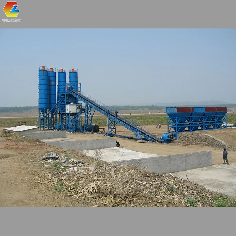 Stationary Concrete Mixing Station Ready Mix Concrete Plant for Sale