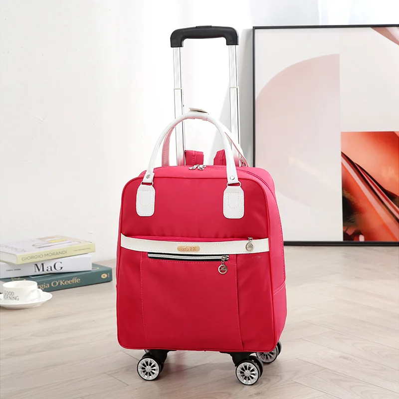 Fashion Trolley Luggage Travel Backpack Large Capacity Duffle Bags Rolling With Wheels Bag Business Suitcase Laptop Schoolbag