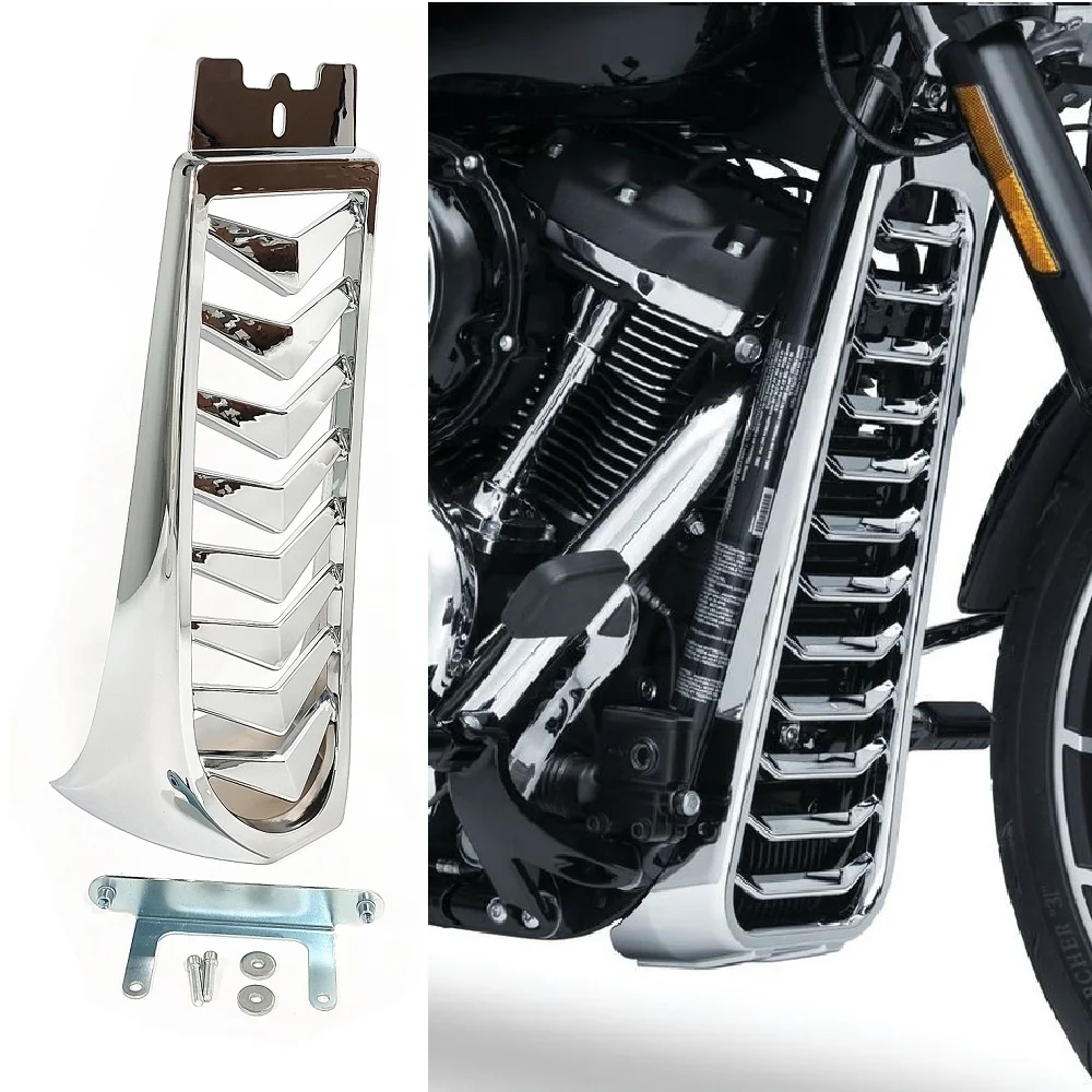 Нижняя черный хром точность подбородка спойлер рамка Крышка для Harley Softail аксессуары Milwaukee-8 M8 18-19 плотины Чин