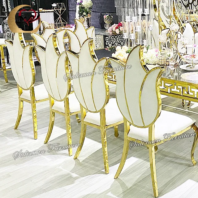 Wholesale stainless steel wedding banquet hall chairs for selling in FOSHAN