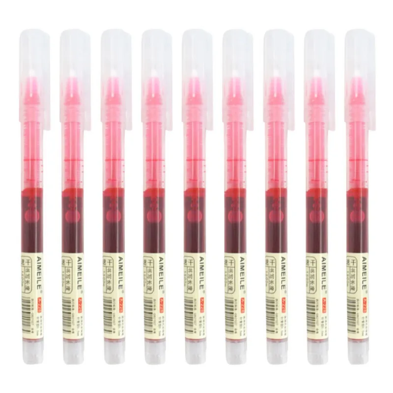 Large capacity direct liquid Roller Pen for students Simple quick drying Hand Ledger Neutral Pen 0.5mm color work pen