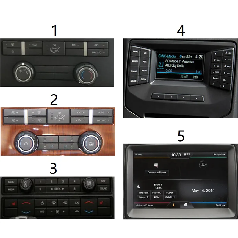 13 inch Carbon Steering Wheel Control Android 12 Vertical Touch Screen Navigation Car Stereo Radio for Ford F-150 2009 - 2014