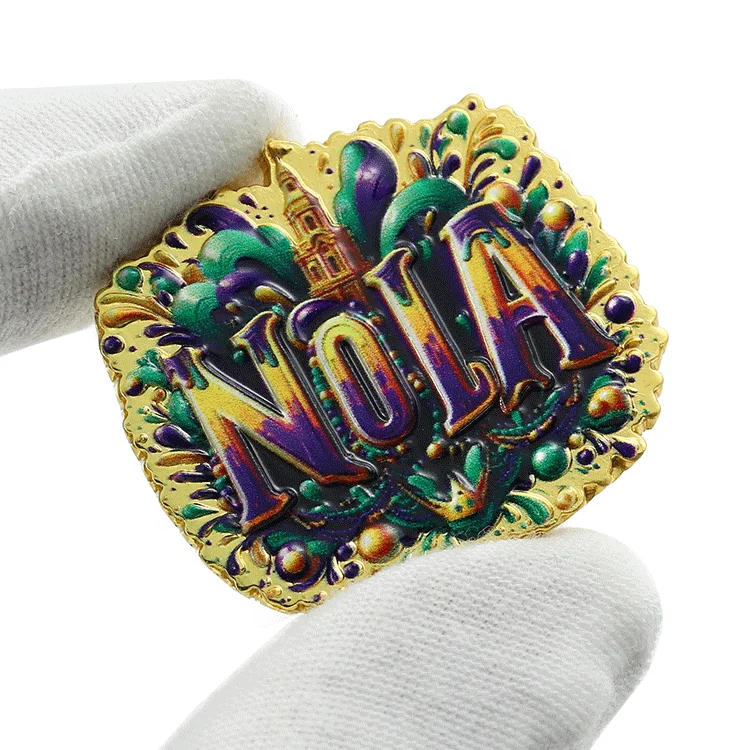 No Minimum Gold Plated Metal Pin Custom UV Print Badge Soft enamel lapel pins custom engraved Letter Pins for wholesale