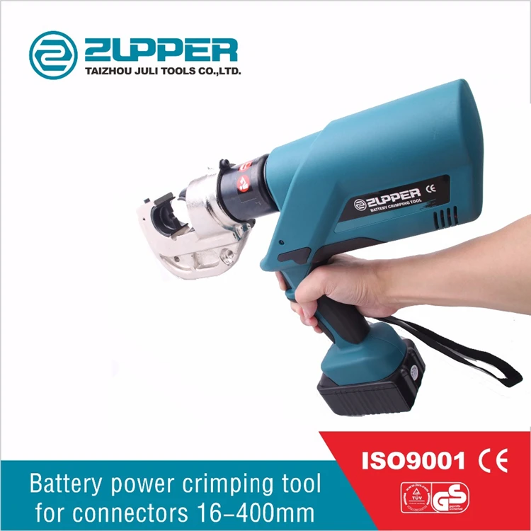 ZUPPER EZ-400 Battery Powered Electric Hydraulic Termination Wire Cable Crimping Tool For Terminal